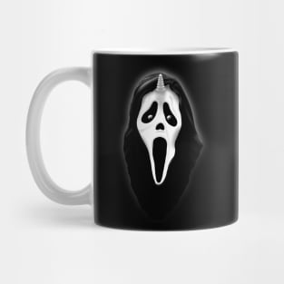 Scary Unicorn Mask Mug